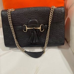 Gucci Emily guccissima handbag